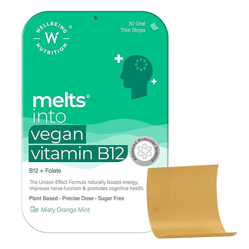 Wellbeing Nutrition MELTS VEGAN VITAMIN B12