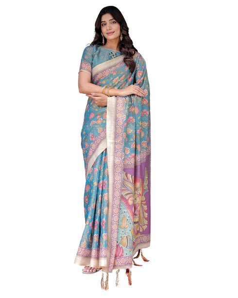 Vasthrlay Handloom Printed Saree