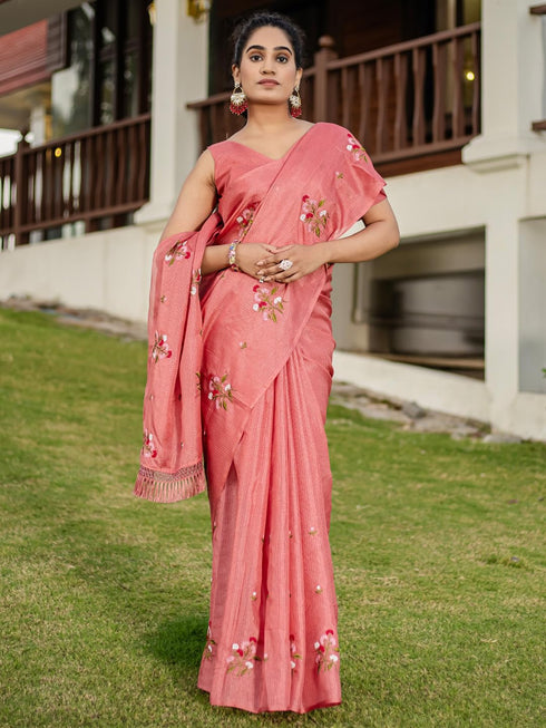 Vasthrlay Embroidered Unstitched Rt Ethnic Wear