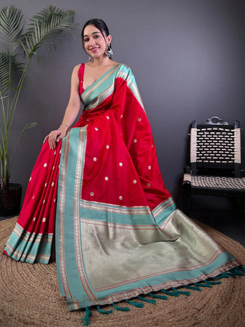 Vasthrlay Kanjivaram Unstitched Blouse Ethnic Wear