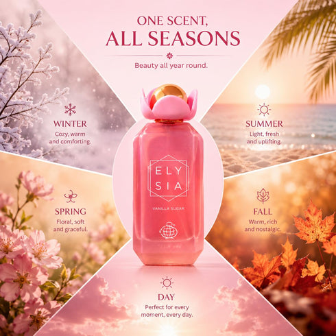 Fragrance World Elysia Vanilla Sugar Eau De Parfum 100ml