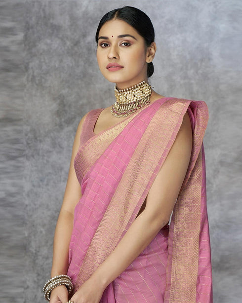 Vasthrlay Women's Cotton Unstitched Skin Friendly Saree