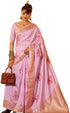 Vasthrlay Banarasi Unstitched Saree