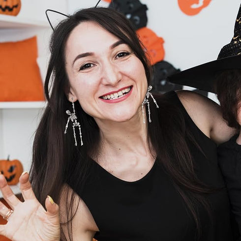 Halloween Skull Earrings for Women