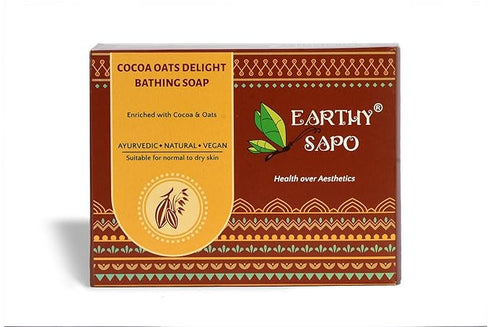 Earthy Sapo Handmade Cocoa Oats Delight Bathing Soap
