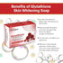 LA Organo Glutathione Rose Skin Lightening And Brightening Soap