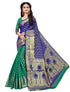 Vasthrlay Banarasi Blue Green Ethnic Wear