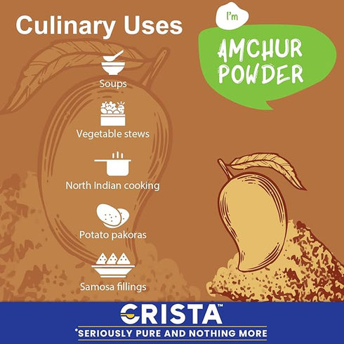 CRISTA Amchur Powder for Cooking & Seasoning | Mango Powder