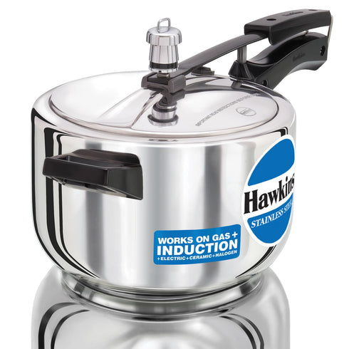 Hawkins Inner Lid Pressure Cooker | Stainless Steel Cooker