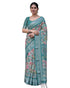 Vasthrlay Floral Prints Tasseled Saree