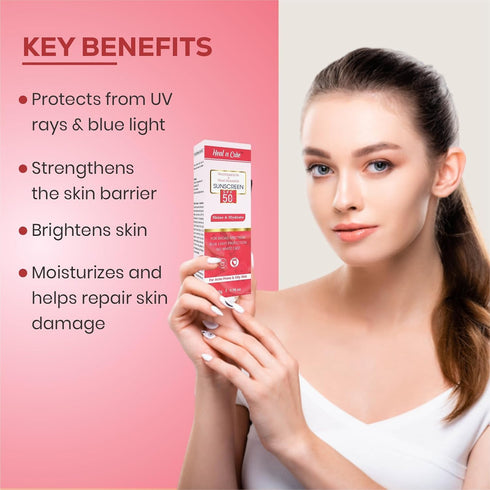 Healncure Watermelon Niacinamide Sunscreen SPF 50+