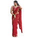 Vasthrlay Georgette Leheriya Unstitched Blue Saree
