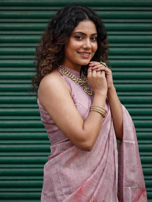 Vasthrlay Printed Handloom Unstitched Traditional Ethnic Wear