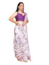 Vasthrlay Purple Womens Linen Ready To Wear Saree