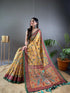 Vasthrlay Multicolor Contrast Kalamkari Unstitched