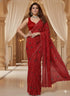 Vasthrlay Georgette Sequined Embroidered Designer