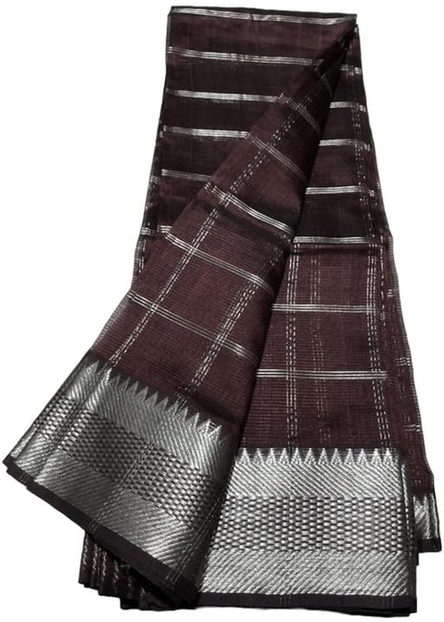 Vasthrlay Nr Handloom Banarasi Lavender Purple