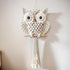 Owl Wall Hanging | Handcrafted Boho Home Decor with Natural Elements