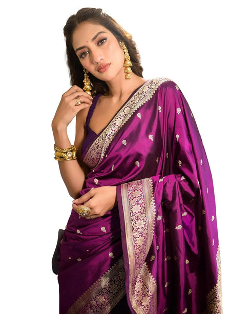 Vsathrlay Banarasi Kanchipuram Saree