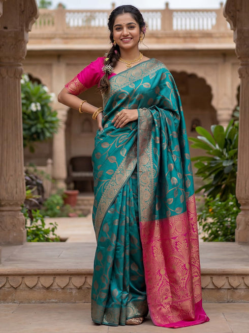 Vasthrlay Kanjivaram Woven Blouse Ethnic Wear