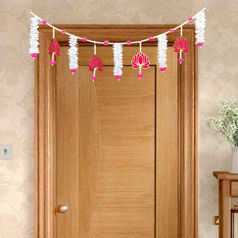 Ascension Lotus Toran for Door Hanging, 40 Inches
