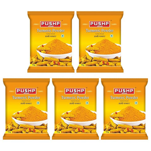 Pushp Brand Turmeric Powder Pouch