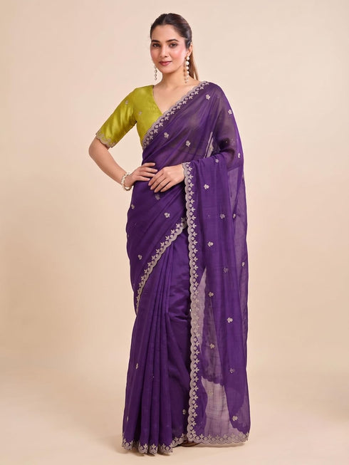 Vasthrlay Chiffon Unstitched