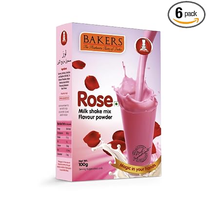 BAKERS Milk Shake Mix Powder - Rose Flavor