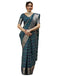 Vasthrlay Bandhani Printed Unstitched Red Saree