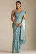 Vasthrlay Turquoise Tussar Design