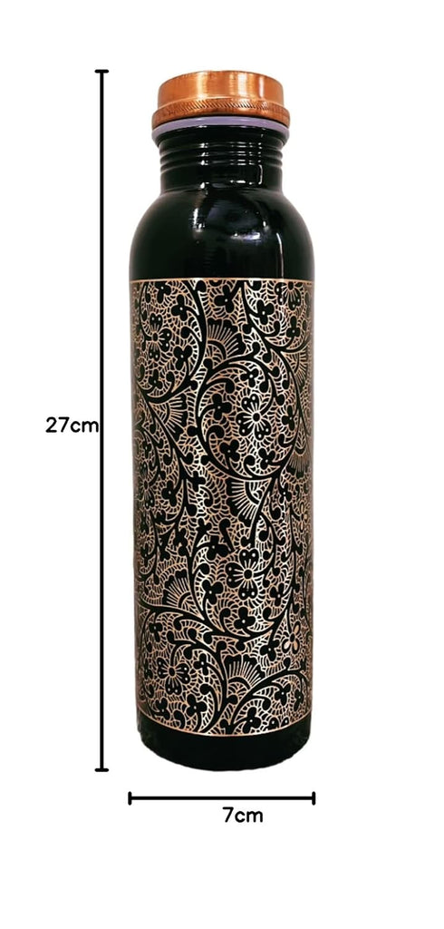 Pure Copper Designer Water Bottle 100ml