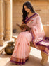 Vasthrlay Printed Peach1 Saree