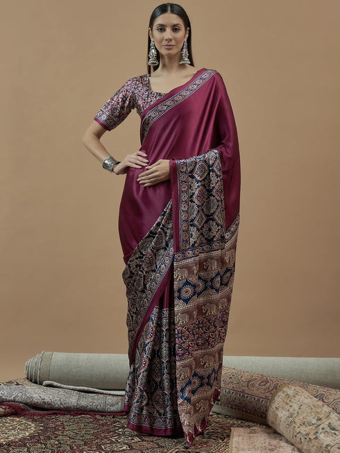 Vasthrlay Printed Unstitched Hs Ethnic Wear