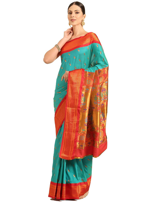 Vasthrlay Paithani Purple Saree
