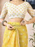 Vasthrlay Womens Printed Unstitched Purple Saree