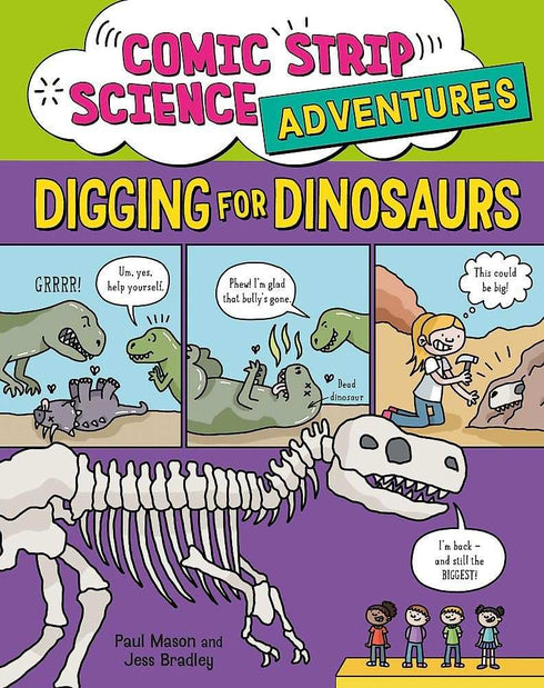 Oxfordbookstore Comic Strip Science Adventures Digging for Dinosaurs