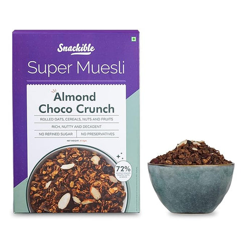 Snackible Almond Choco Crunch Muesli