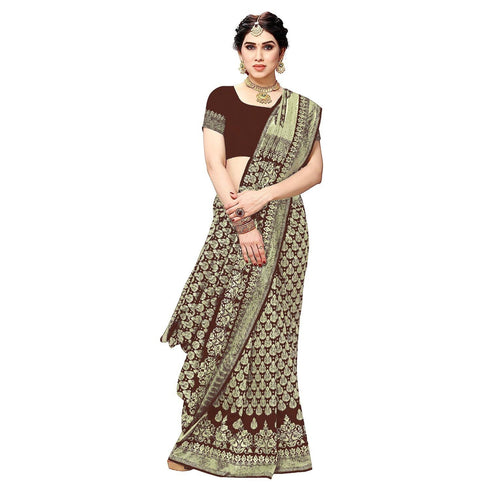 Vasthrlay Banarasi Kanjivaram Material Ethnic Wear