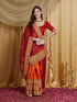 Vasthrlay Bhandhani Colourful Embroidery Saree