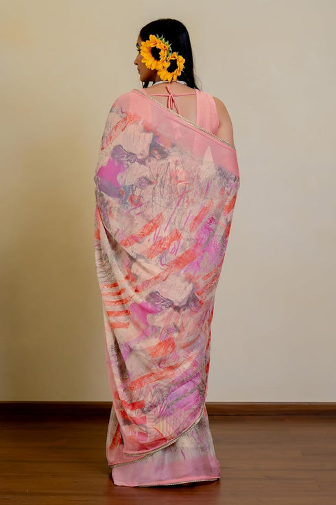 Vasthrlay Fashion Chiffon Printed Ethnic Wear