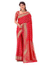 Vasthrlay Kanjivaram Jacquard Unstitched Rama Green Saree