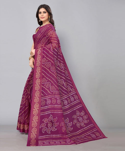 Vasthrlay Printed Yellow Jetpuri Ethnic Wear