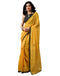 Vasthrlay Chanderi Printed Unstitched Orange Saree