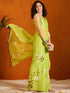Vasthrlay Floral Tassels Yellow Traditional