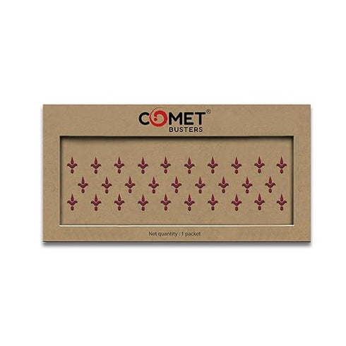 Comet Busters Maroon Abstract Design Bindis