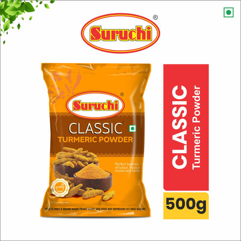 Suruchi Classic Turmeric Powder 500g Pure and Natural