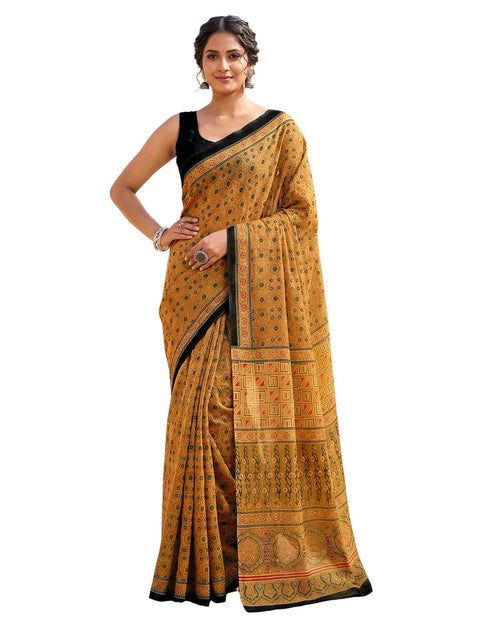 Vasthrlay Womens Printed Unstitched Purple Saree