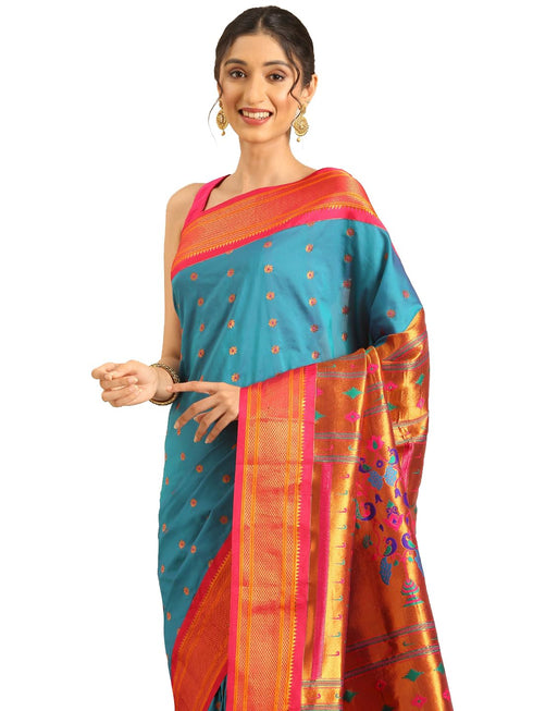 Vasthrlay Paithani Bottle Saree