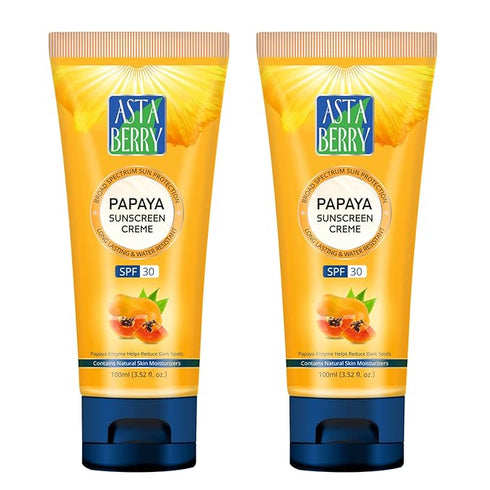 ASTABERRY Papaya Sunscreen Creme SPF 30