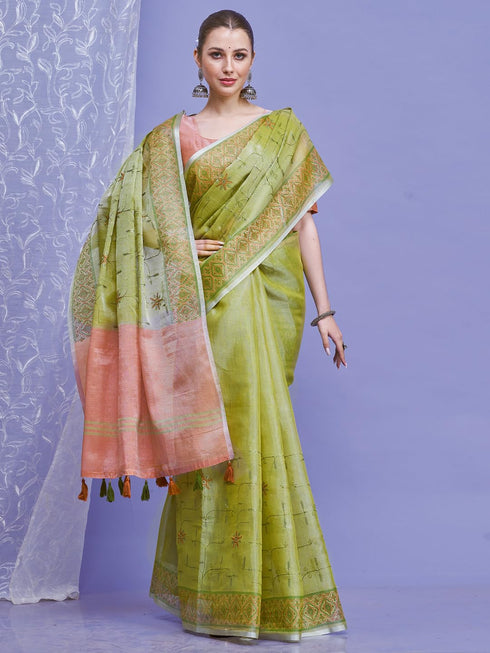 Vasthrlay Printed Unstitched Hs Ethnic Wear